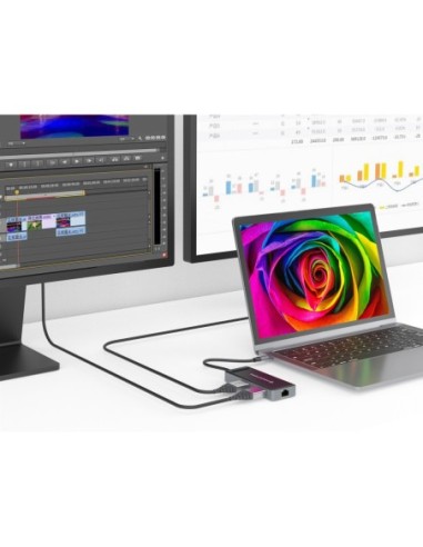 CONCEPTRONIC DOCKING 7-IN-1 USB 3.2...